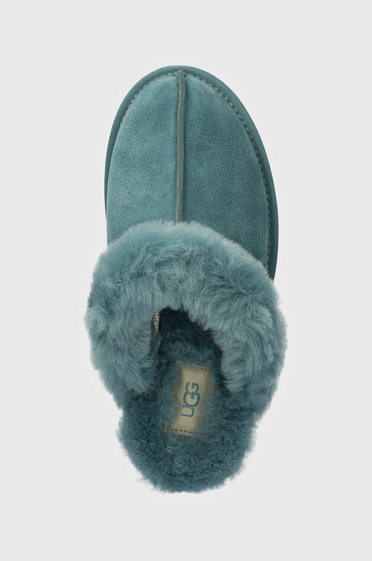 UGG papuci din piele intoarsa Scuffette II turcoaz 1106872.DEE