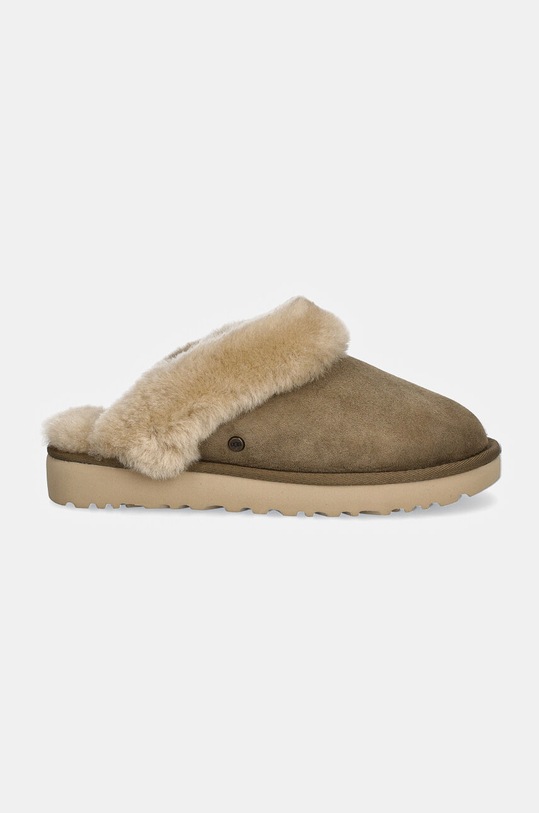 UGG kapcie zamszowe Classic Slipper II 1130876.ALP beżowy AW24