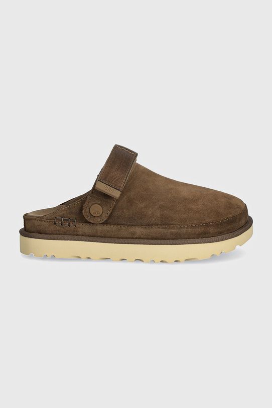 Natikače od brušene kože UGG Goldenstar Clog 1138252.HCK smeđa AW24