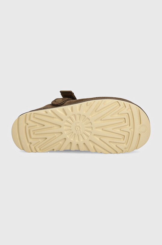 UGG papuci din piele Goldenstar Clog 1138252.HCK maro