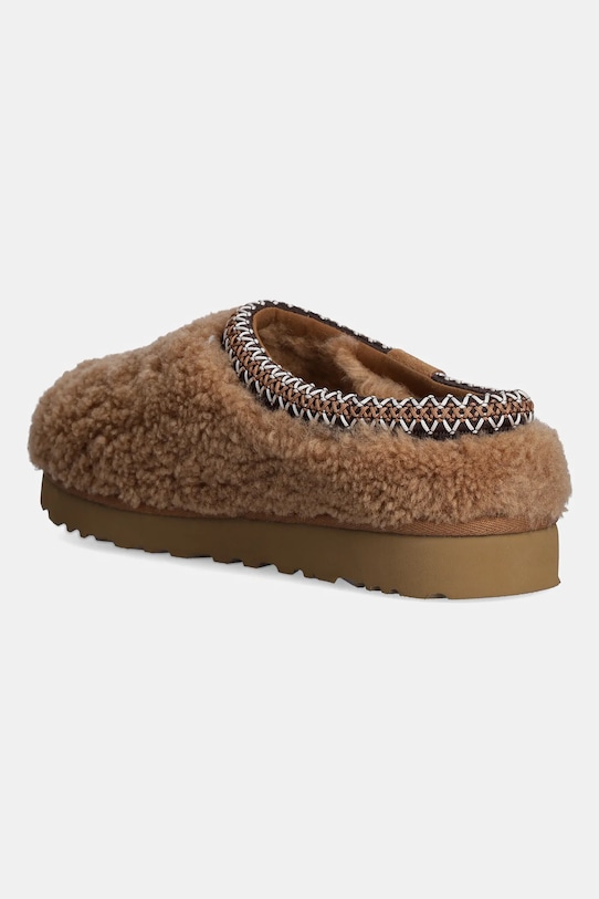 Obuwie UGG kapcie Tasman Maxi Curly 1158356.CHE brązowy