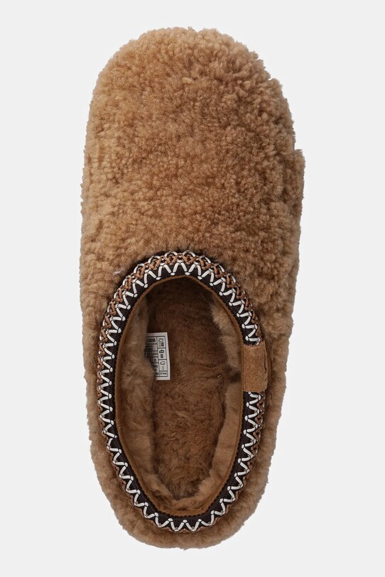 Παντόφλες UGG Tasman Maxi Curly καφέ 1158356.CHE