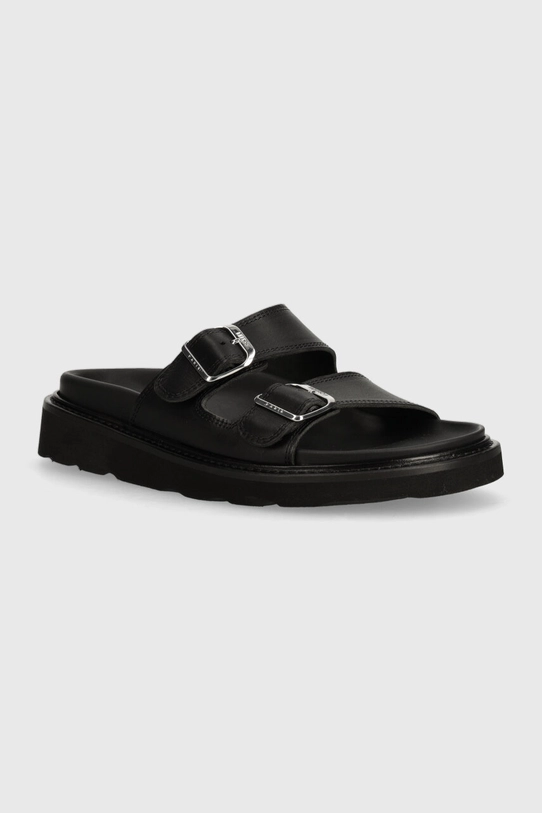 Δερμάτινες παντόφλες Kenzo Matto Mules άλλο μαύρο FE52MU040L62.99