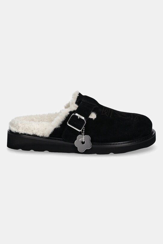 Παντόφλες σουέτ Kenzo Matto Clogs FE62MU051L58.99 μαύρο AW24