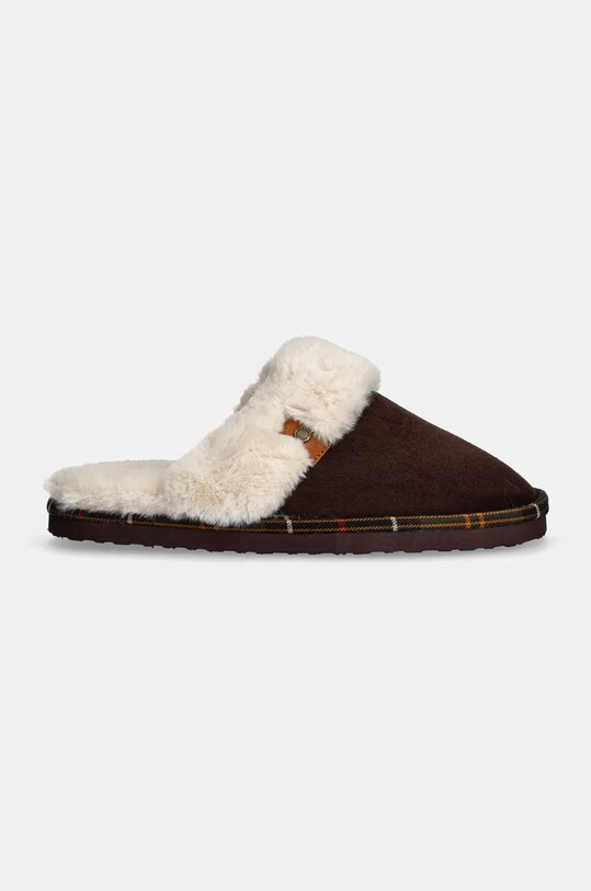 Barbour papuci de casa Claudia LSL0033BR92 maro AW24