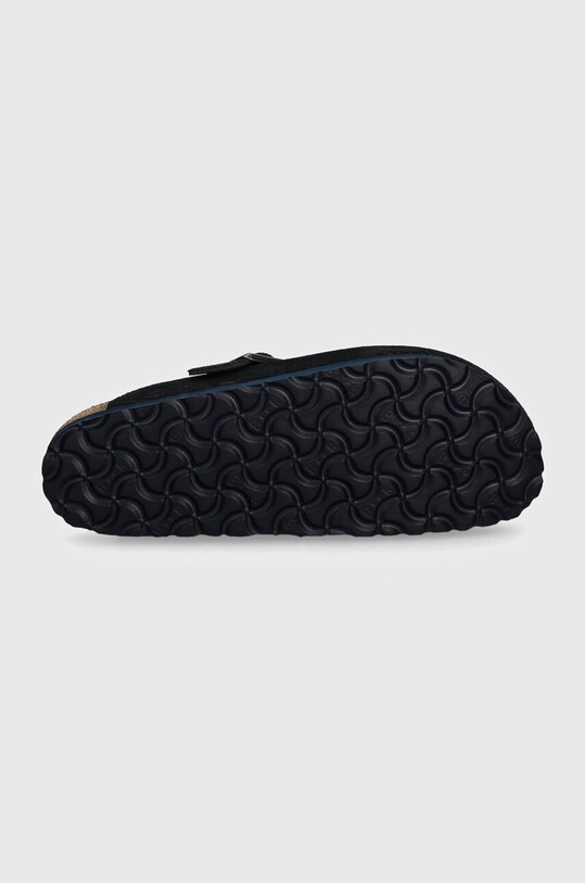 Natikače od brušene kože Birkenstock Boston 1026137 mornarsko plava