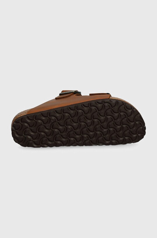 Кожаные шлепанцы Birkenstock Arizona 1028401 коричневый