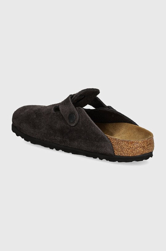 Încălțăminte Birkenstock papuci din piele Boston 1028552 gri