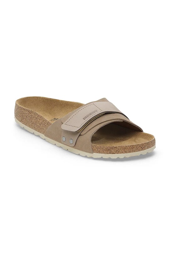 Semišové pantofle Birkenstock Oita 1028056 béžová SS26