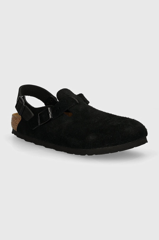 Замшевые сандалии Birkenstock Tokio венский чёрный 1028348