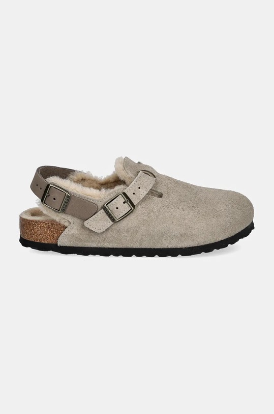 Birkenstock suede slippers Tokio 1028349 beige AW24