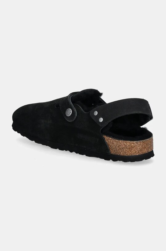 Obuwie Birkenstock kapcie zamszowe Tokio 1028328 czarny