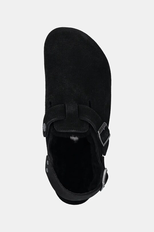 Birkenstock kapcie zamszowe Tokio czarny 1028328
