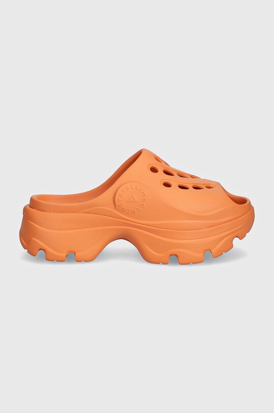 adidas by Stella McCartney klapki Clog IE8764 pomarańczowy AW24