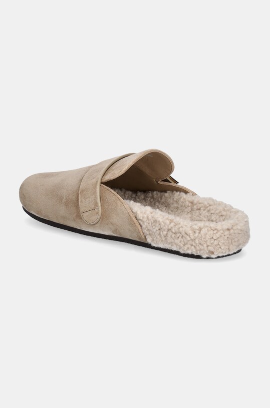 Взуття Замшеві шльопанці Tory Burch Mellow Shearling Mule 163612.250 бежевий
