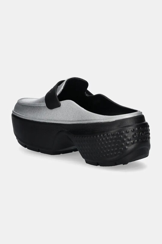 Obuv Šľapky Crocs Stomp Metallic Loafer Clog 210363.01V strieborná