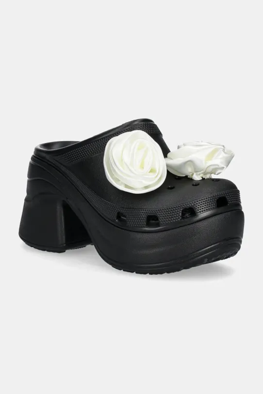 Чехли Crocs Siren Rosette Clog изкуствен черен 210367.001