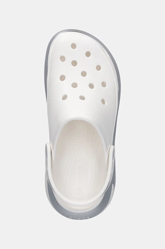 Παντόφλες Crocs Mega Crush Metallic Clog λευκό 210368.138