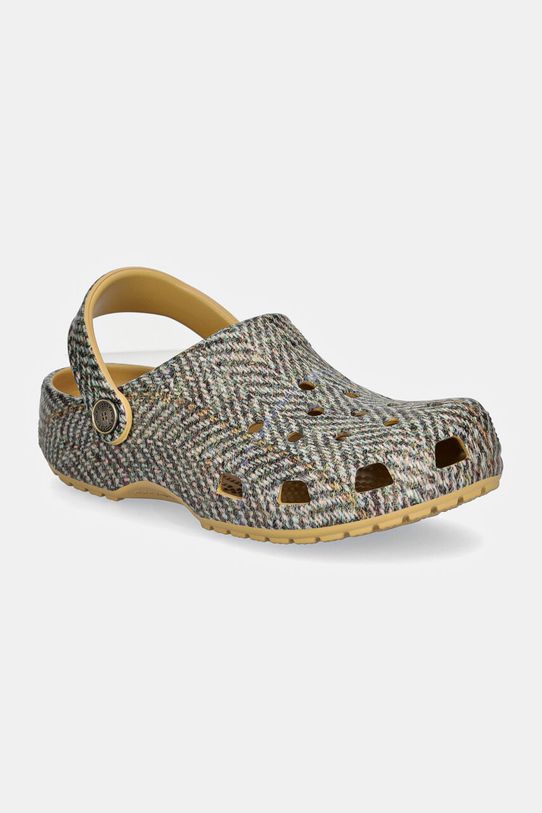 Crocs papuci Crocsclassic Tweed Clog sintetic bej 210403.209