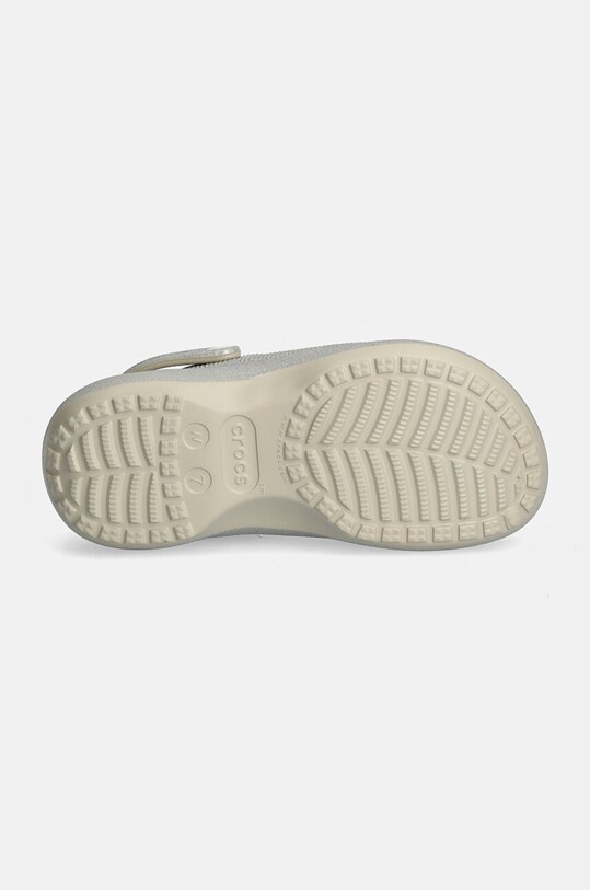 Шлепанцы Crocs Classic Platform Glitter Lined Clog W 210413.040 серебрянный