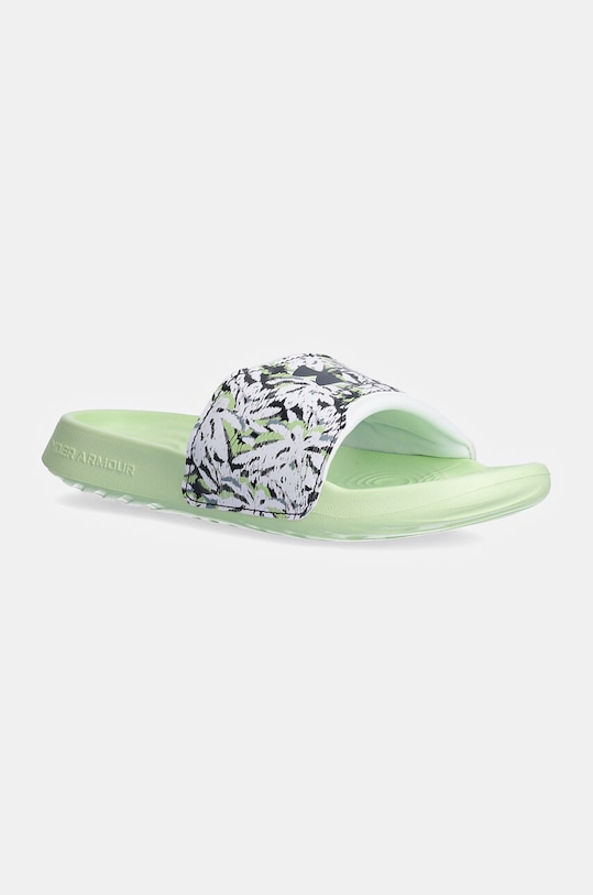 Under Armour klapki Ignite Select syntetyczny zielony 3027223