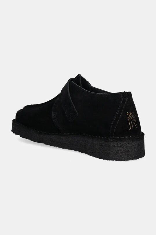 Încălțăminte Clarks Originals pantofi de piele intoarsa Trek Buckle 26177993 negru
