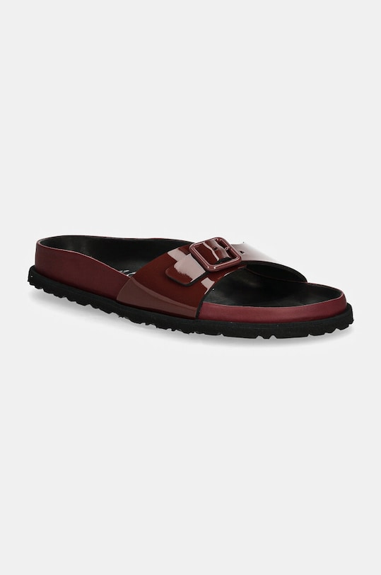 Birkenstock 1774 leather sliders Madrid Shiny Patent Leather