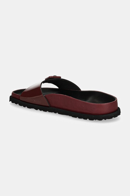 Shoes Birkenstock 1774 leather sliders Madrid Shiny Patent Leather 1028659 maroon