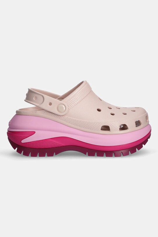 Crocs papuci Mega Crush Matte Clog 210749.6WS roz AW24