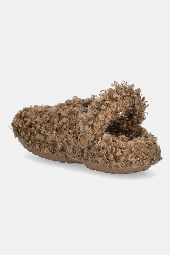 Încălțăminte Crocs papuci de casă Classic Doodle Fur Lined Clog 210849.2EY bej
