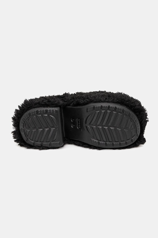Šľapky Crocs Siren Shaggy Fur Clog čierna 210910.001