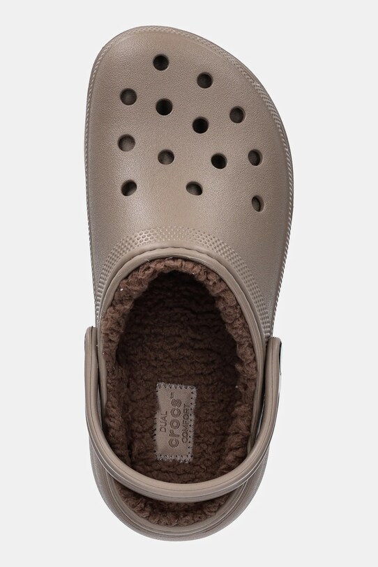 Шльопанці Crocs Classic Platform Lined Clog коричневий 207938.195