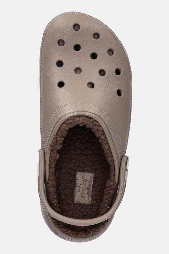 Šľapky Crocs Classic Platform Lined Clog hnedá 207938.197