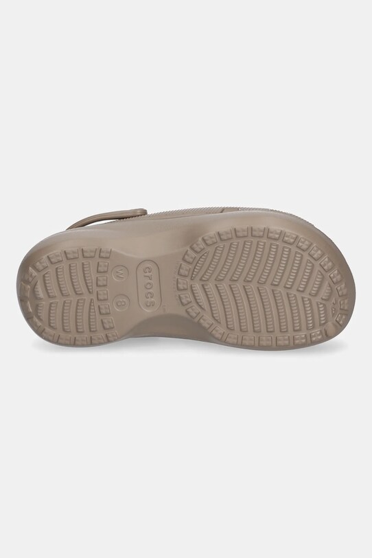 Šľapky Crocs Classic Platform Lined Clog 207938.197 hnedá