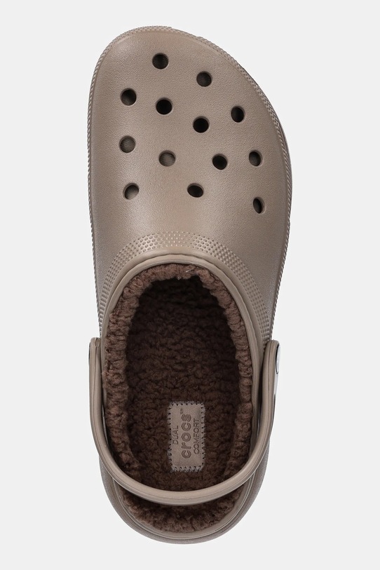 Шлепанцы Crocs Classic Platform Lined Clog коричневый 207938.198