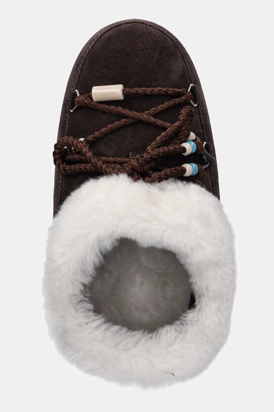 Замшевые сапоги Moon Boot MB EVX MULE SUEDE BEADS коричневый 80D1470040.ML01