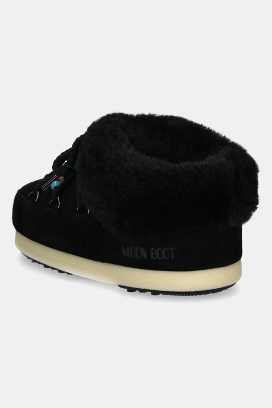 Взуття Замшеві тапочки Moon Boot MB EVX MULE SUEDE BEADS 80D1470040.NN13 чорний
