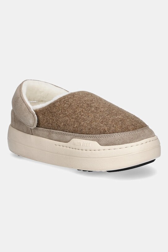 Тапочки Moon Boot MB PARK CLOG FELT бежевий 80D2470090.L017