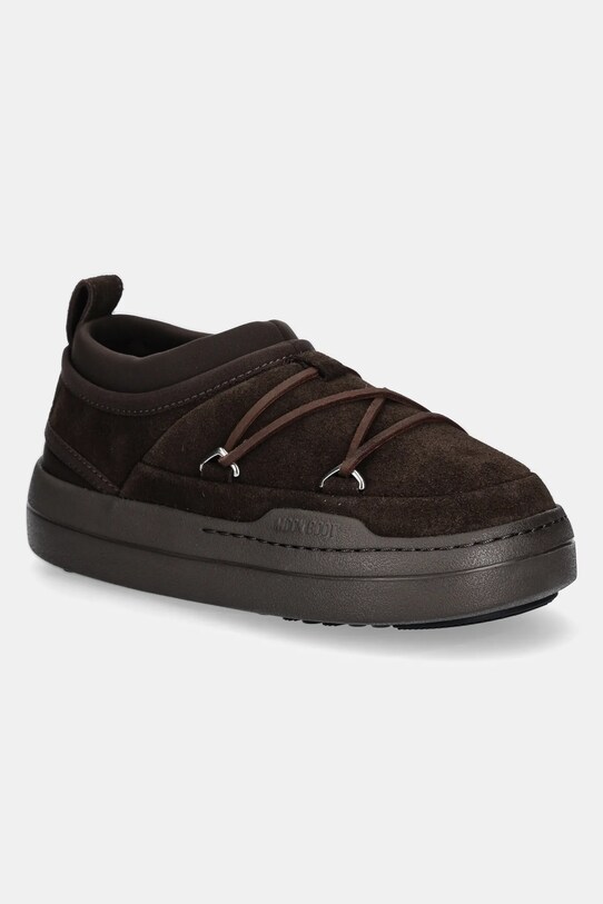 Замшеві тапочки Moon Boot MB PARK ICON SUEDE коричневий 80D2470110.M010