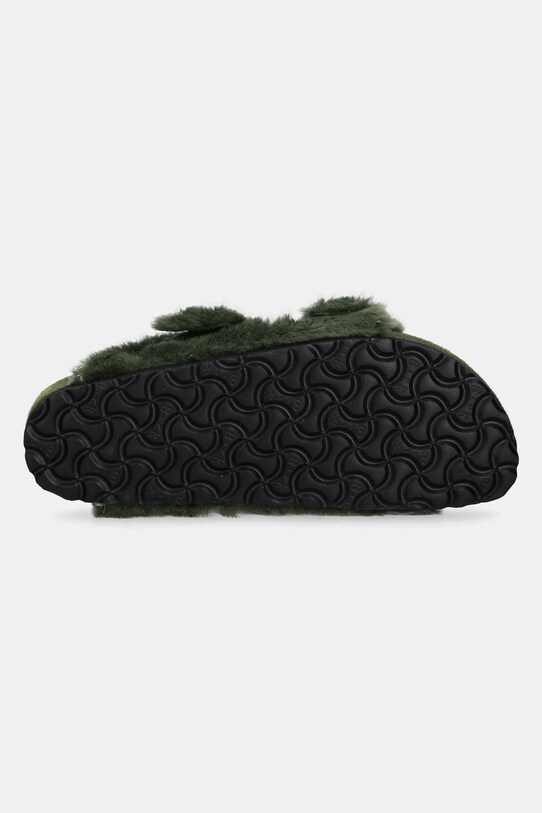 Birkenstock 1774 klapki wełniane Arizona BB 1030001 zielony