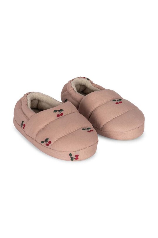 Konges Sløjd kapcie dziecięce GLOBE FOOTIES KS101296.G różowy AW24