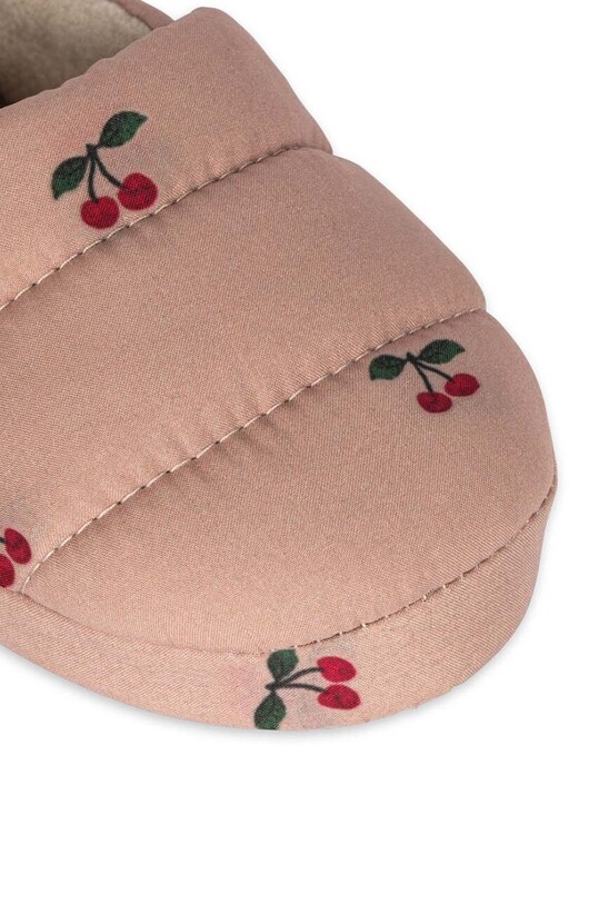 Konges Sløjd kapcie dziecięce GLOBE FOOTIES różowy KS101296.G