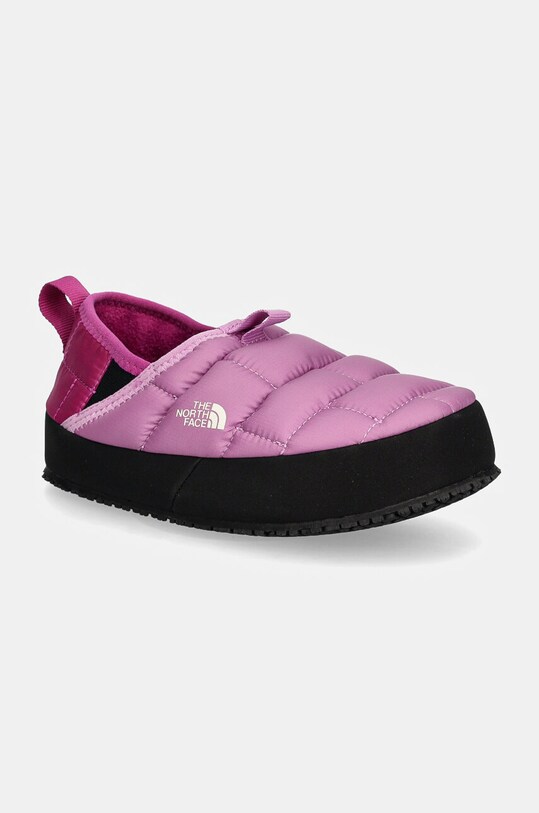 The North Face kapcie dziecięce THERMOBALL TRACTION MULE II fioletowy NF0A39UX8I51