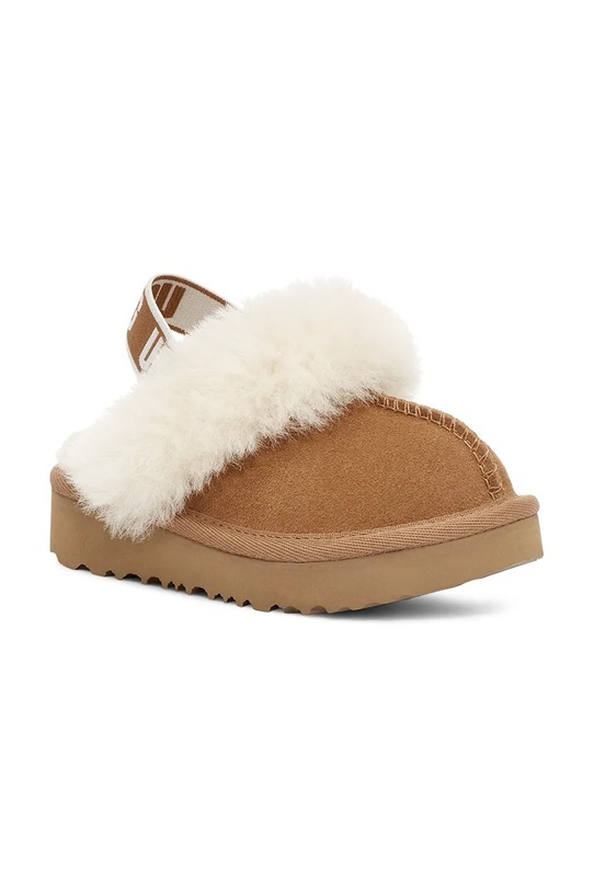 Παιδικές παντόφλες σουέτ UGG FUNKETTE 1130395T καφέ AW25