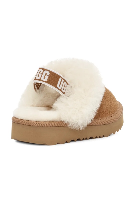 Κοριτσίστικα Παιδικές παντόφλες σουέτ UGG FUNKETTE 1130395T καφέ