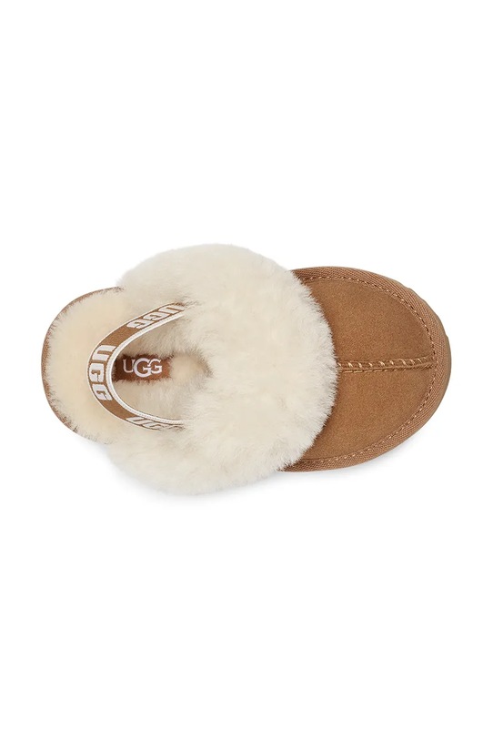 Παιδικές παντόφλες σουέτ UGG FUNKETTE 1130395T καφέ