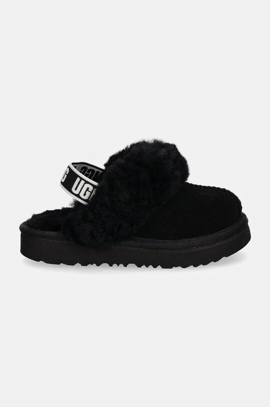 UGG pantofole in pelle scamosciata bambino/a FUNKETTE 1130395T nero AW24