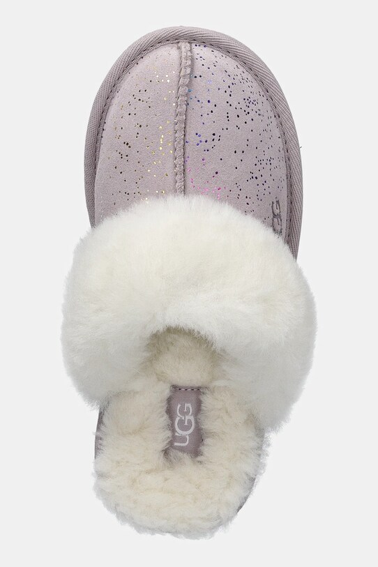Detské semišové papuče UGG COZY II SHIMMER SKY fialová 1157672K.G
