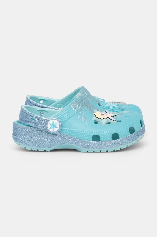 Dětské pantofle Crocs CLASSIC FROZEN ELSA CLOG 210237.CLASSIC.FROZEN tyrkysová SS25