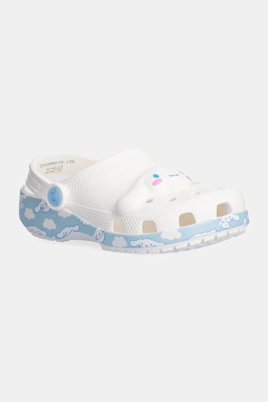 Crocs slapi copii CLASSIC CINNAMOROLL CLOG Personaje de basm alb 210344.CLASSIC.CINNAMOR